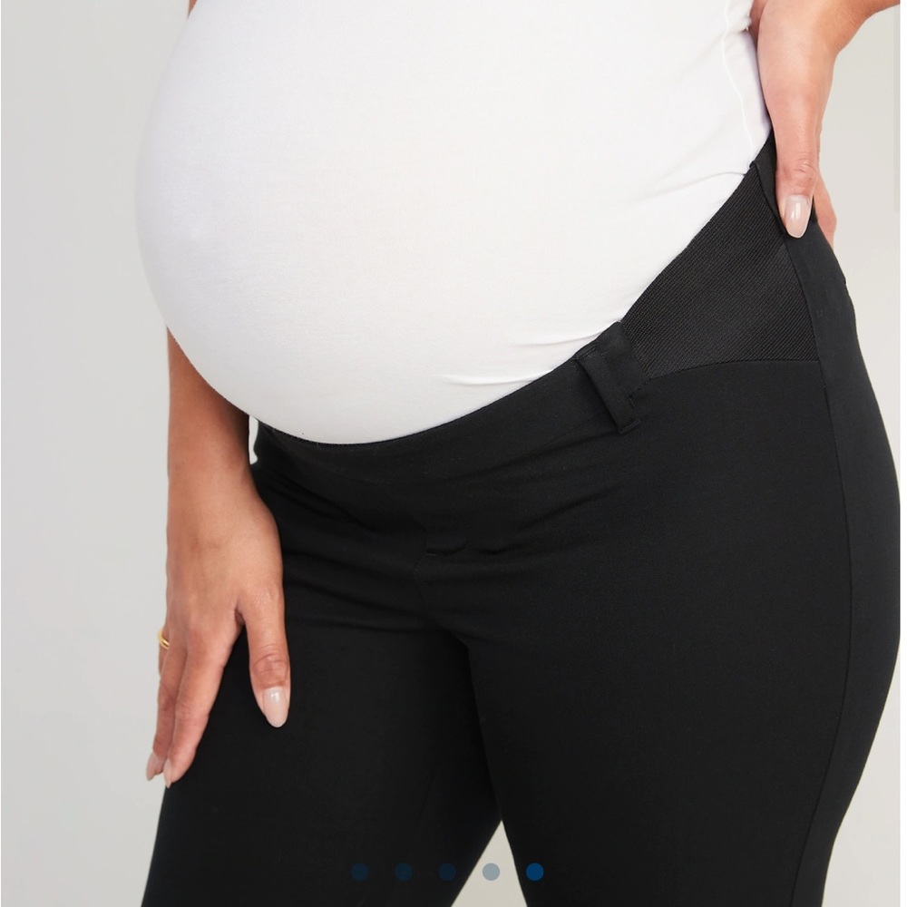 Maternity Side Panel Pixie Flare Pants Old Navy